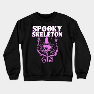 spooky skeleton Crewneck Sweatshirt